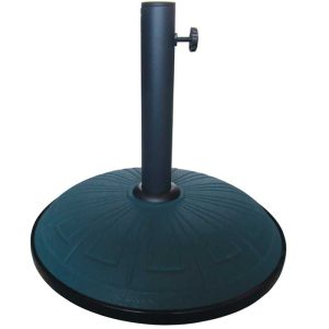Pie parasol 15 kgs verde grabados