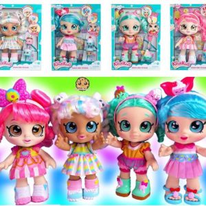 Muñeca kindikids hora de merendar con accesorios shopkins