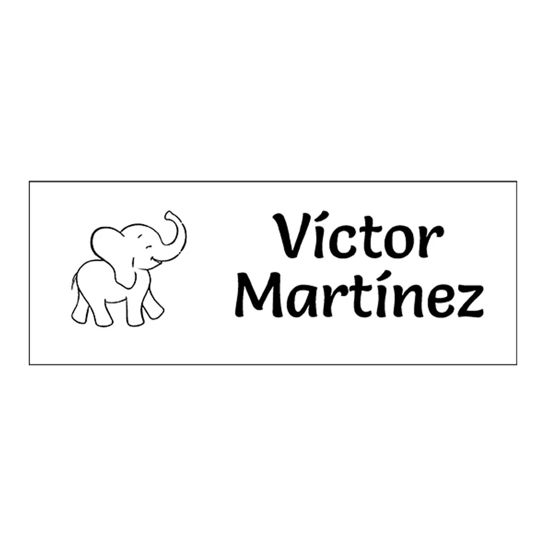 Sello para Marcar Ropa Blanco - Imagen 2