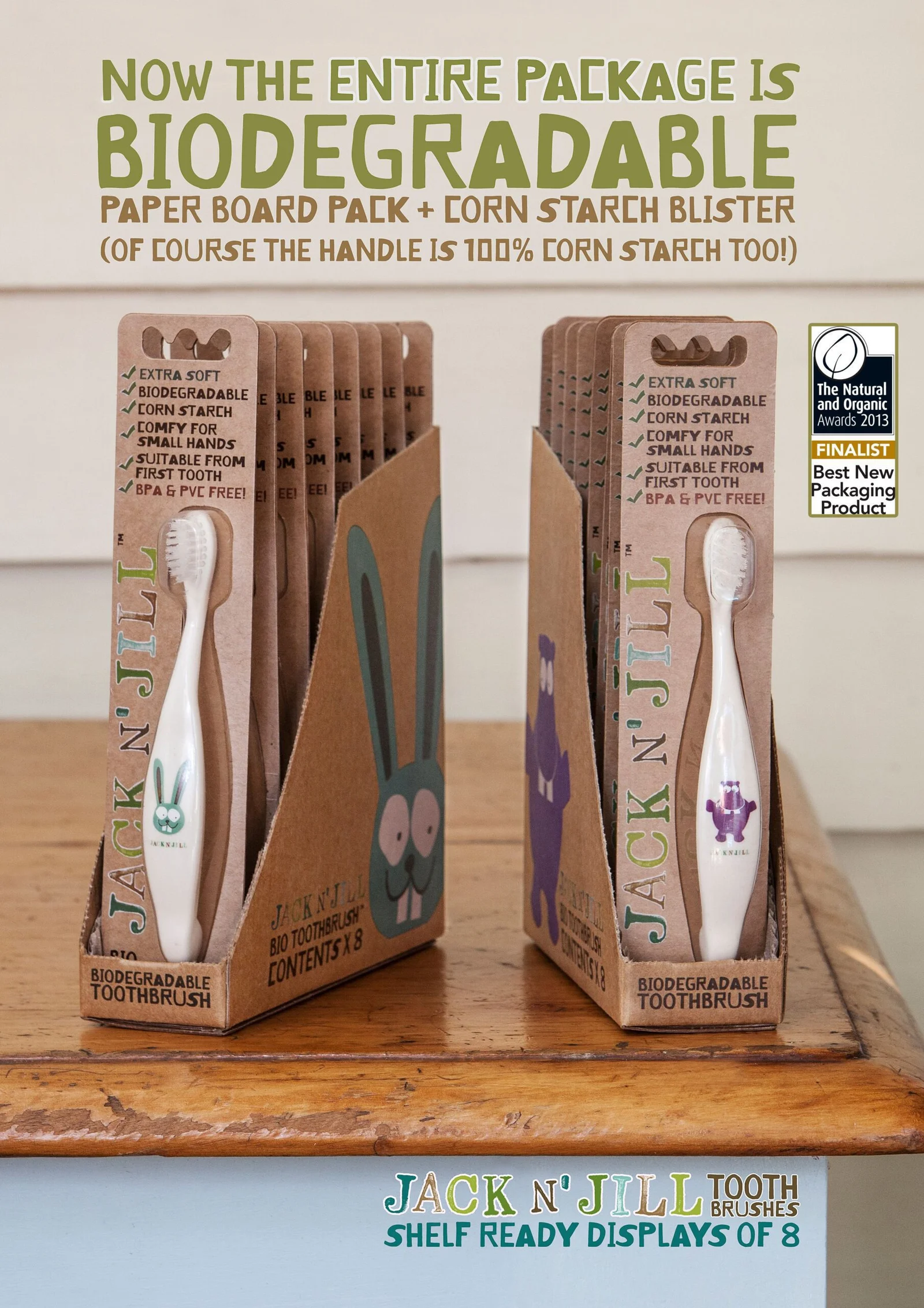 Cepillo de Dientes Biodegradable Jack N’ Jill